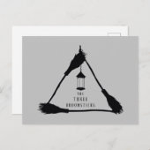 DAS DREI BROOMSTICKS™-Logo Einladungspostkarte (Vorne/Hinten)