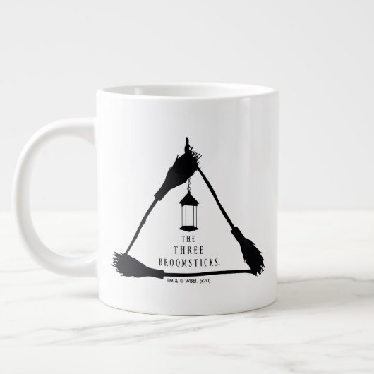 DAS DREI BROOMSTICKS™-Logo Jumbo-Tasse (Links)