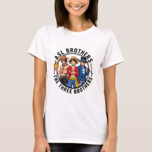 Das Drei-Brüder-Anime-Grafik-Shirt T-Shirt