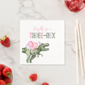 Das Drei-Rex-Party-Papier von Girl Napkins Serviette (Beispiel)