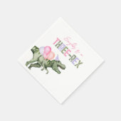 Das Drei-Rex-Party-Papier von Girl Napkins Serviette (Ecke)