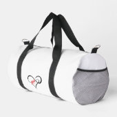 Das dreifache H-Infinity-Herz Duffle Bag (Rechte Ecke)