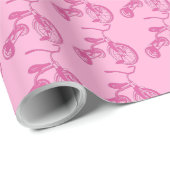 Das Dreirad des rosa Kindes Geschenkpapier (Rolleneckpunkt)