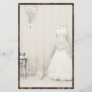 Das Dressing Room Steampunk Gothic Stationery Briefpapier