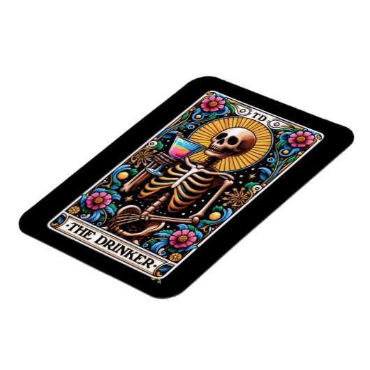Das Drinker Tarot Card Magnet (Linke Seite)