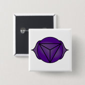 Das dritte Auge Chakra Button (Vorne & Hinten)