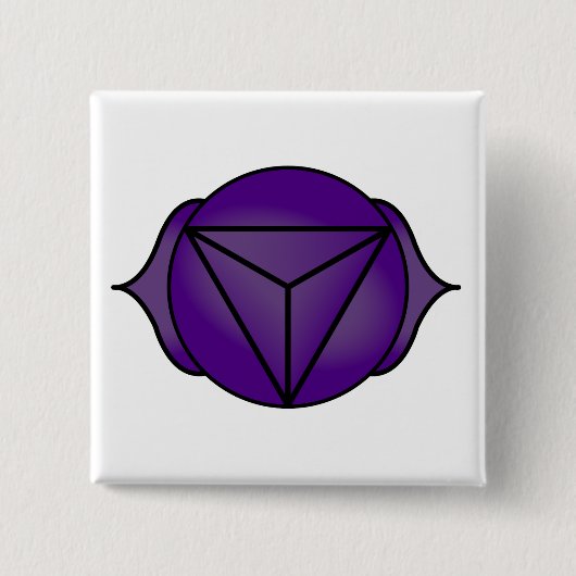 Das dritte Auge Chakra Button (Vorderseite)