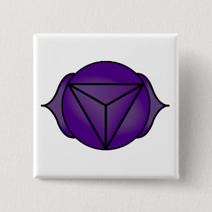 Das dritte Auge Chakra Button