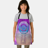 Das dritte Auge Chakra - Symbol der Kommunitation Schürze (Insitu)