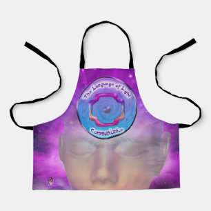 Das dritte Auge Chakra - Symbol der Kommunitation Schürze