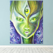 Das dritte Auge Leinwanddruck (Insitu (Holzboden))