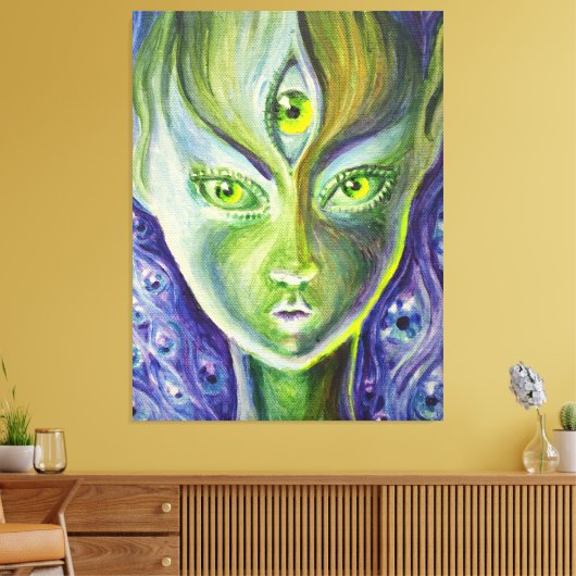 Das dritte Auge Leinwanddruck (Insitu (Wohnzimmer))