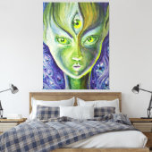 Das dritte Auge Leinwanddruck (Insitu (Schlafzimmer))