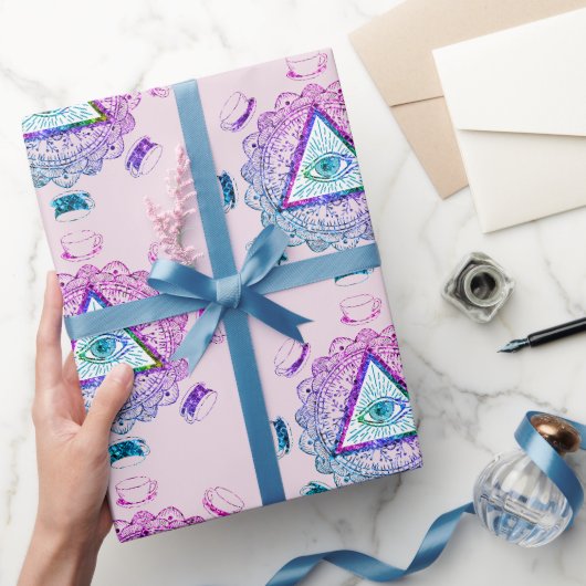 Das dritte Auge sieht den Augapfel-Cup Geschenkpapier (Schenken)