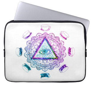 Das dritte Auge sieht den Augapfel-Cup Laptopschutzhülle