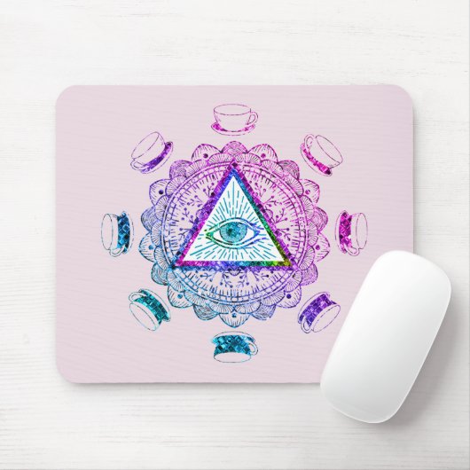 Das dritte Auge sieht den Augapfel-Cup Mousepad (Mit Mouse)