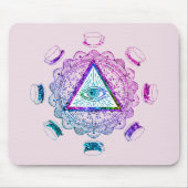 Das dritte Auge sieht den Augapfel-Cup Mousepad (Vorne)