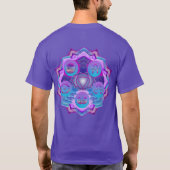Das dritte Eye-Chakra-Symbol oder die Illusion T-Shirt (Rückseite)