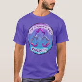 Das dritte Eye Chakra-Symbol oder Wohlstand T-Shirt (Vorderseite)