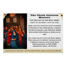 Das dritte glorreiche Geheimnisposter Poster