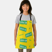 Das dritte Mal gelbes Lernen Schürze (Insitu)