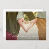 Das dritte Mal ist ein Foto, das das Datum ändert Ankündigung (Vorne/Hinten)