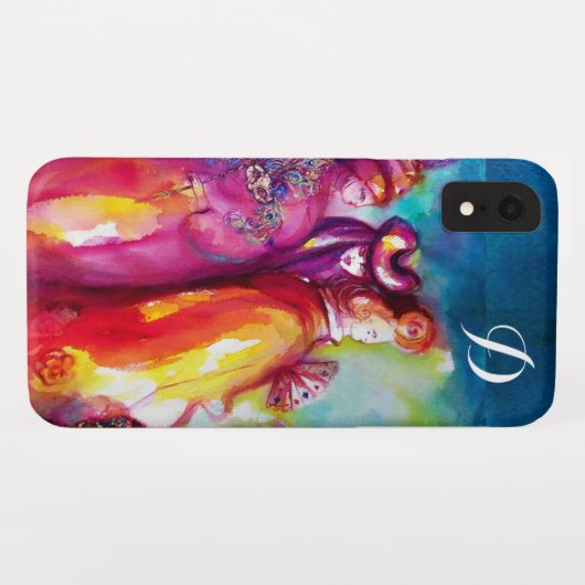 DAS DRITTE MASK-Venezianische Maskenmonogramm Case-Mate iPhone Hülle (Rückseite (Horizontal))