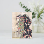 Das dritte Otani Oniji als Samurai Katsukawa Shuns Postkarte (Stehend Vorderseite)