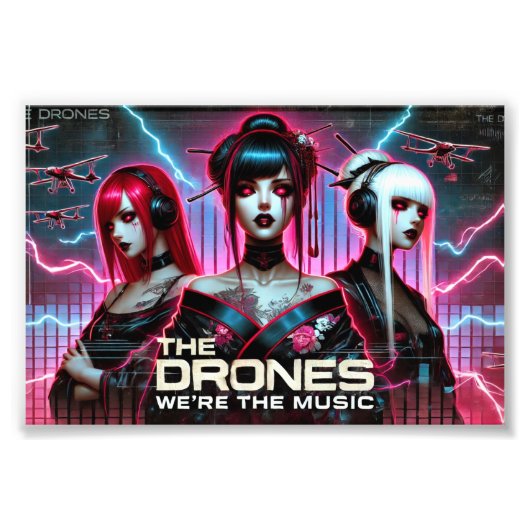 Das Dronen-Foto 3 Fotodruck (Vorne)