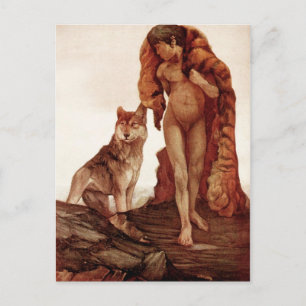Das Dschungelbuch: Mowgli und der einsame Wolf Postkarte