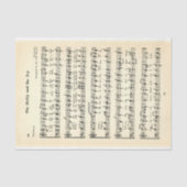 Das DU4-Decoupage mit Holly- und Ivy-Noten Seidenpapier (Vorderseite)