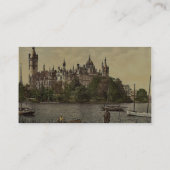 Das ducal Schloss, Ostseite, Schwerin, Mecklenburg Visitenkarte (Rückseite)