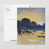 Das Duell am Strand Postkarte (Vorne/Hinten)