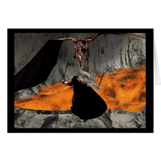 "Das Duell-" Karte (Vorderseite (Horizontal))