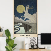 Das dumme Arcana-Poster mit der Jackalope Poster (Heimbüro)