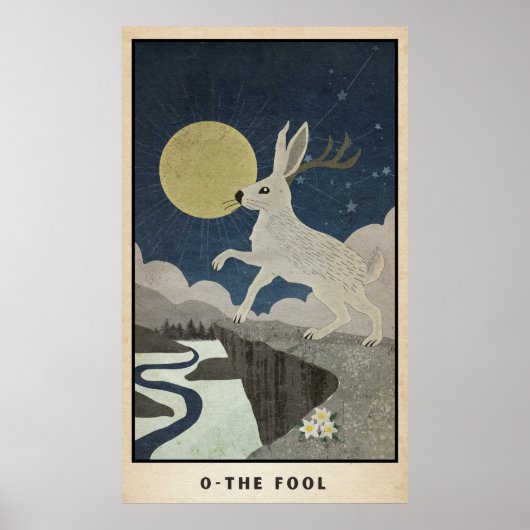 Das dumme Arcana-Poster mit der Jackalope Poster (Vorne)