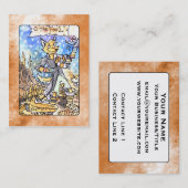 Das Dummkopf-Tarot Visitenkarte (Vorne/Hinten)