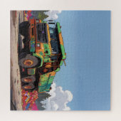 Das Dumping der Steine - Big-Rig Haul Truck Puzzle (Horizontal)