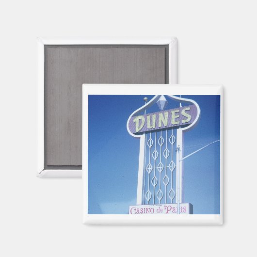 Das Dunes Hotel Las Vegas Magnet (Vorderseite/Rückseite)