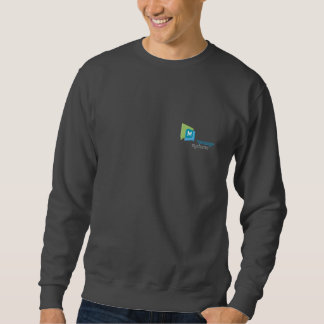 Das dunkelgraue Sweatshirt der Männer