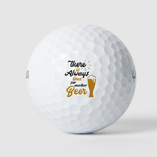 Das dunkelste Bier Golfball (Vorderseite)
