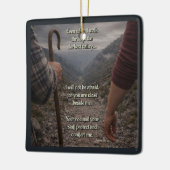 Das dunkelste Tal Keramikornament (Links)