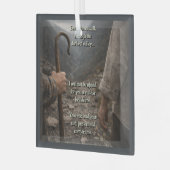 Das dunkelste Tal Ornament Aus Glas (Vorderseite links)