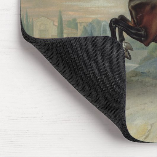 Das dunkle Buchtpferd 'Valido Mousepad (Ecke)