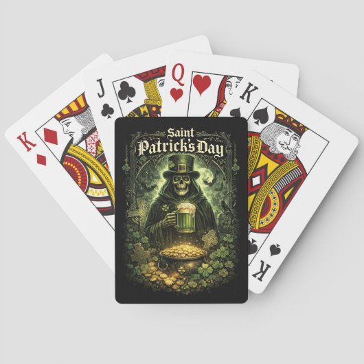 Das dunkle Glück des heiligen Patrick Spielkarten (Rückseite)