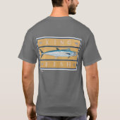 Das dunkle Kleid der Königsfisch-Männer T-Shirt (Rückseite)