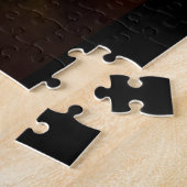 Das dunkle Pferd mit farbigem Glühen Puzzle (Seite)