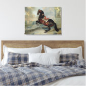 Das dunkle Pferd "Valido" Leinwanddruck (Insitu (Schlafzimmer))