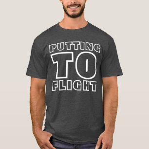 Das dunkle Shirt zu fliegen