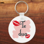 Das Duo - Albanisch - Ich Liebe Sie Schlüsselanhänger (Vorderseite)